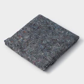 Салфетка - тряпка хозяйственная Доляна, 60×80 см, плотность 180 г/м², строчка 2.5 мм, с оверлоком, серая