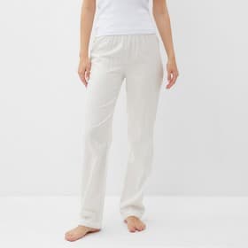Брюки домашние женские KAFTAN Base, белые, размер 44-46