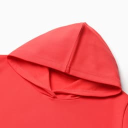 Костюм для девочки с начёсом: толстовка, брюки, красный, рост 92 см