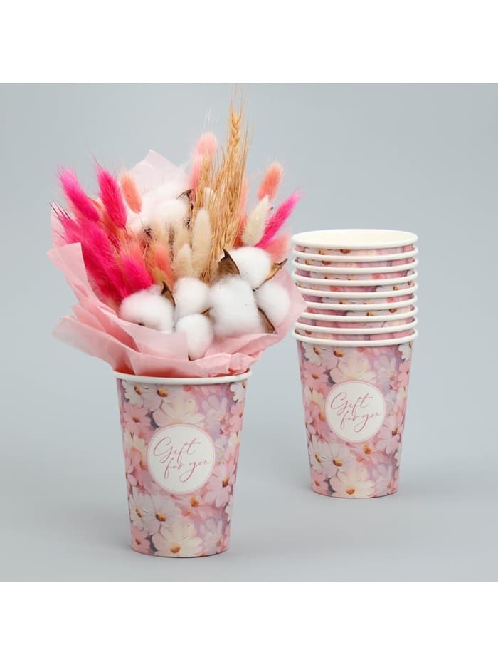 Стакан для цветов «Цветы», 350 мл