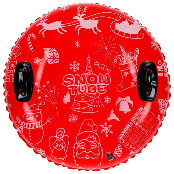 Тюбинг бескамерный надувной Winter Star, d=90 см, новогодний