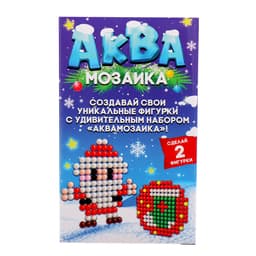 Аквамозаика «Снежная баночка. Дедушка Мороз», ночник, более 200 шариков