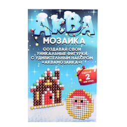 Аквамозаика «Снежная баночка. Новогодний дом», ночник, более 200 шариков