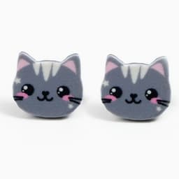 Серьги «Кошечки», 2×1.5 см