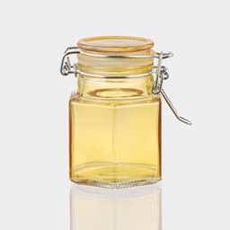 Банка для хранения сыпучих «Грани», 100 мл, 5.5×8 см, с бугельным замком, стекло, МИКС