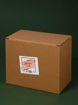 Органайзер для ватных палочек и дисков BAMBOO, с крышкой, 15.5×8.5×12 см, прозрачный, коричневый