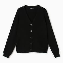 Кардиган женский, цвет чёрный, размер ONE SIZE (46-50)