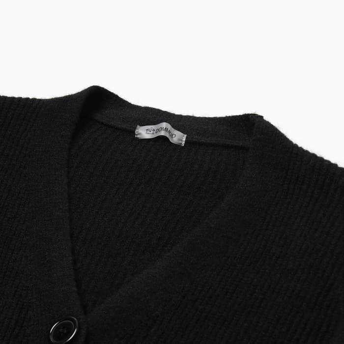 Кардиган женский, цвет чёрный, размер ONE SIZE (46-50)