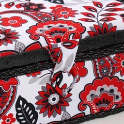 Шкатулка для рукоделия и шитья «Народный цветочный узор», хранение ниток, иголок, мелочи, 24×16×11 см