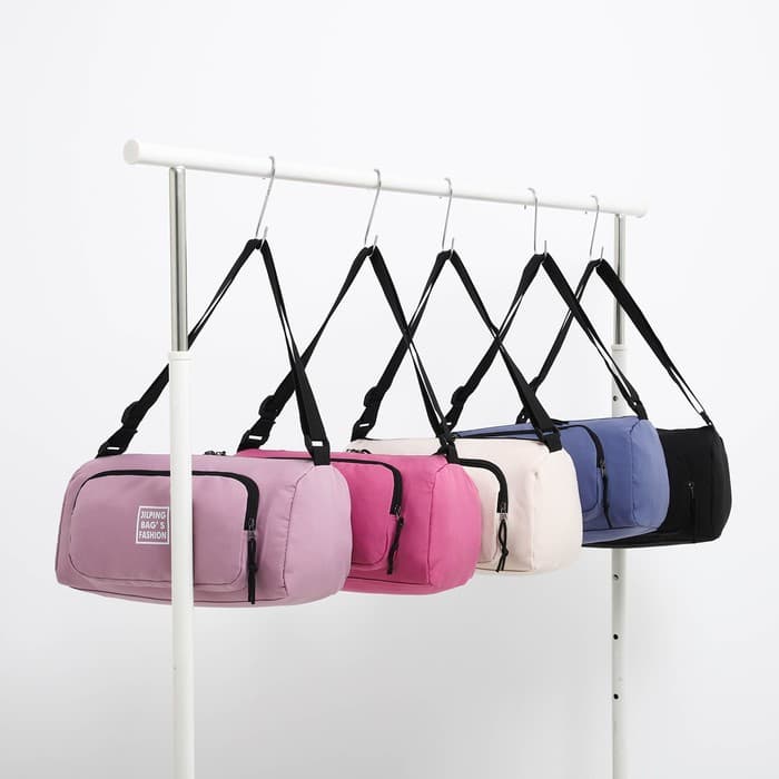 Сумка молодёжная на молнии, 35×13×15 см, розовая