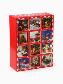 Чай подарочный адвент-календарь «Новогодняя почта», 215 г