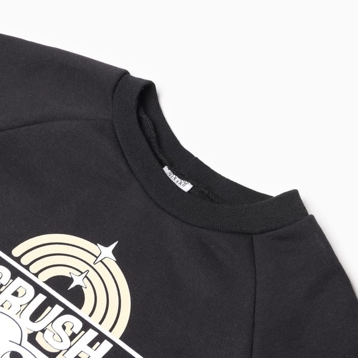 Свитшот детский MINAKU, чёрный, рост 164 см