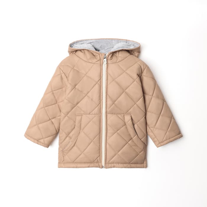 Куртка для девочки KAFTAN, бежевая, размер 28 (86-92 см)