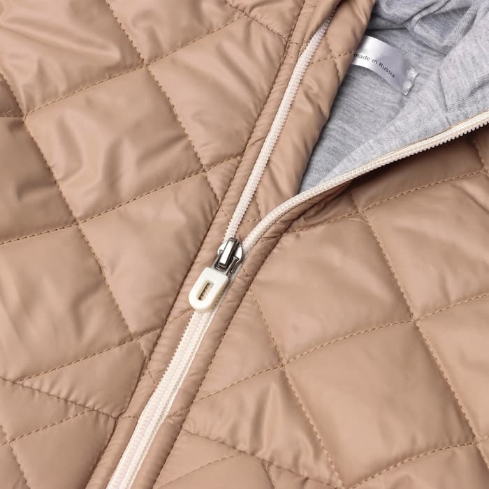 Куртка для девочки KAFTAN, бежевая, размер 28 (86-92 см)