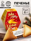 Печенье с предсказаниями на новый год в коробке «Акцио удача»