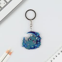 Брелок для ключей «Котики» парный набор, 2 шт., 6×6.1 см