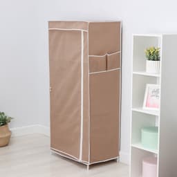 Шкаф тканевый каркасный, складной LaDо́m, 70×45×150 см, бежевый