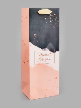 Пакет ламинированный под бутылку Present, 13×36×10 см