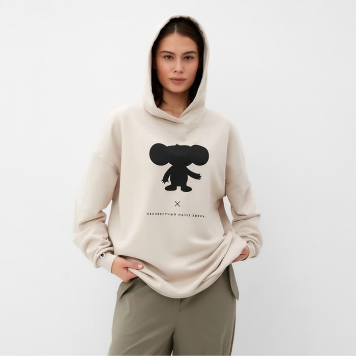 Толстовка KAFTAN «Чебурашка», размер 52-54, бежевый