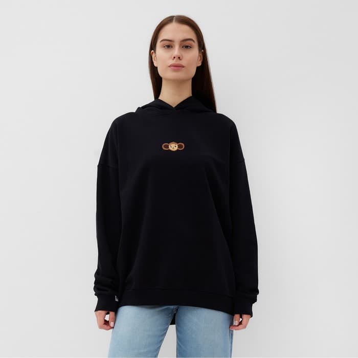Толстовка KAFTAN «Чебурашка», размер 48-50, чёрная