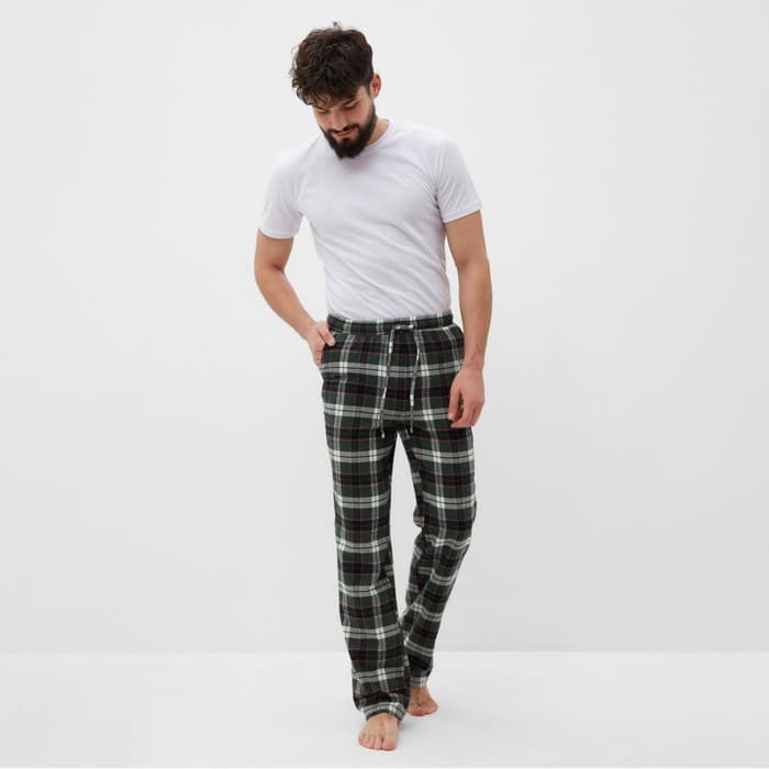 Брюки мужские домашние KAFTAN размер 56, зелёный
