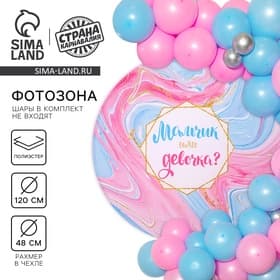 Фон для фотозоны на гендер пати