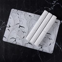 Салфетки сервировочные на стол «Мираж», 4 шт., 30×45 см, белые