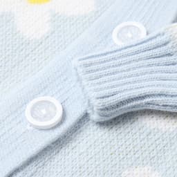 Кардиган для девочки KAFTAN «Ромашки», голубой, размер 36 (134-140 см)