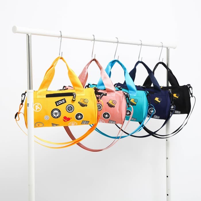 Сумка молодёжная на молнии, 28×15×15 см, жёлтая