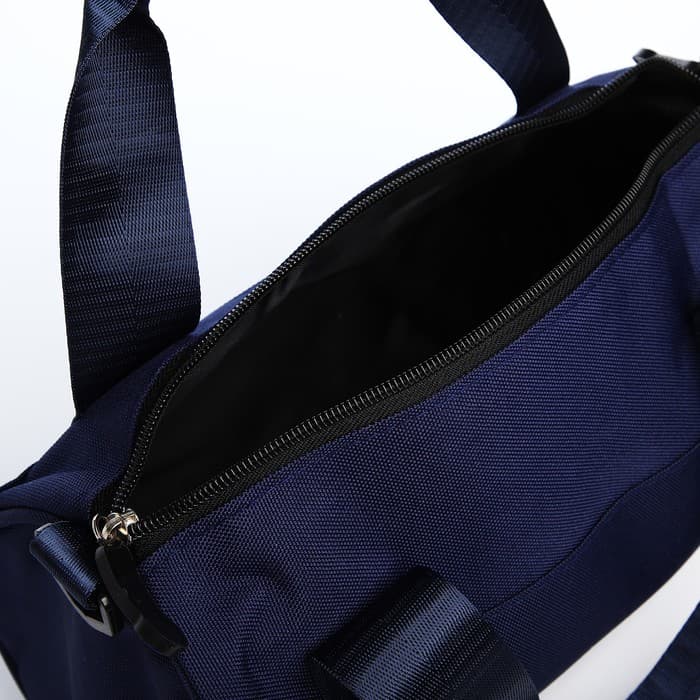 Сумка молодёжная на молнии, 28×15×15 см, синяя