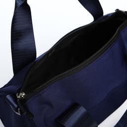 Сумка молодёжная на молнии, 28×15×15 см, синяя