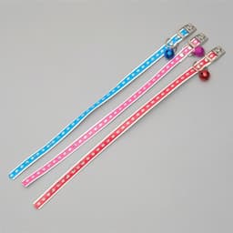 Ошейник из искусственной кожи с блестками, 32×1 см, микс цветов