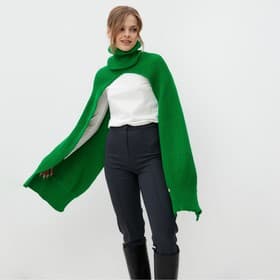 Снуд трансформер MINAKU, размер 56-58, изумрудный