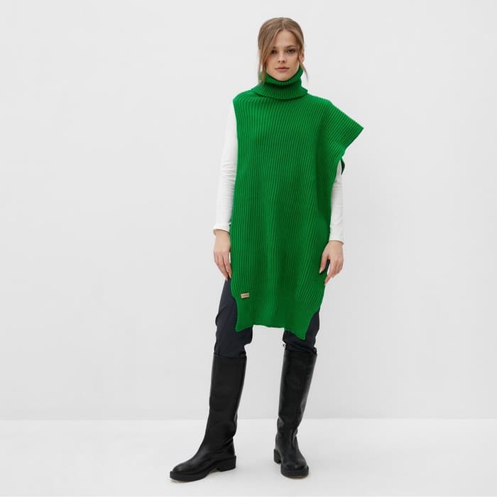 Снуд трансформер MINAKU, размер 56-58, изумрудный