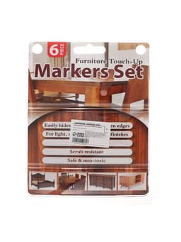Набор маркеров и мелков для мебели, 6 цветов