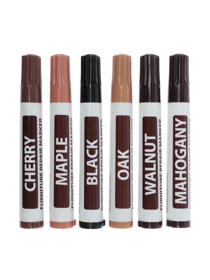Набор маркеров и мелков для мебели, 6 цветов