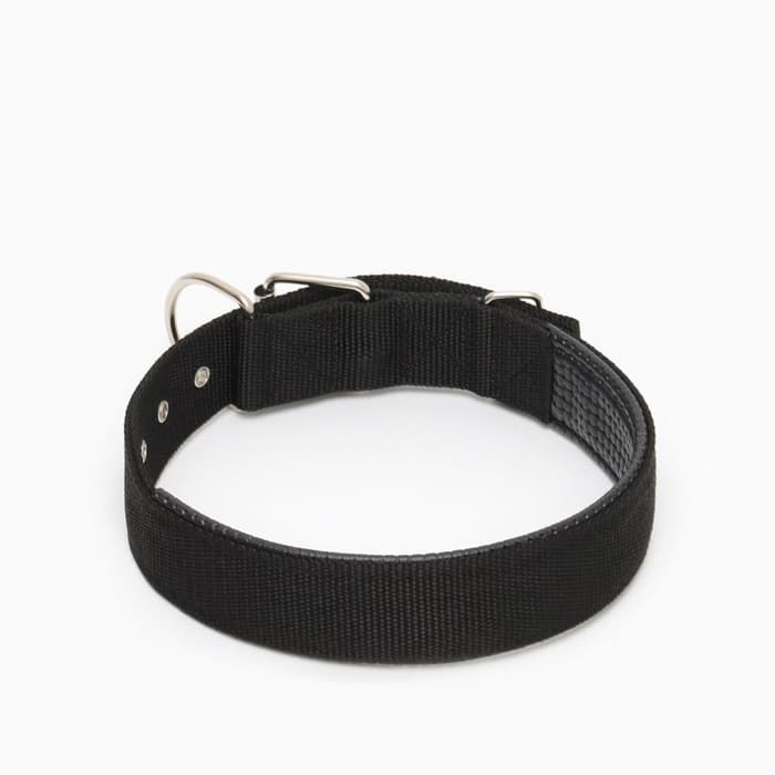 Ошейник «Комфорт», 70×4 см, ОШ 51-61 см, комбинированный, чёрный