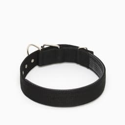 Ошейник «Комфорт», 70×4 см, ОШ 51-61 см, комбинированный, чёрный