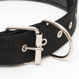 Ошейник «Комфорт», 70×4 см, ОШ 51-61 см, комбинированный, чёрный