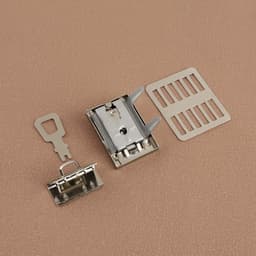 Застёжка для сумки, 3.5×2.6 см, цвет серебряный