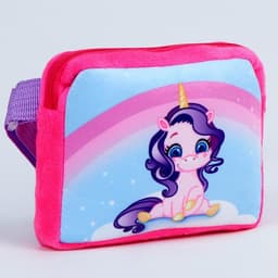 Сумка детская «Единорог», плюшевая