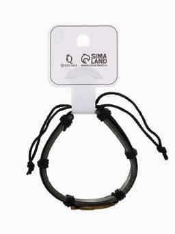 Браслет кожаный «Стиль. Сова», d=6 см, чёрный в чернёном золоте