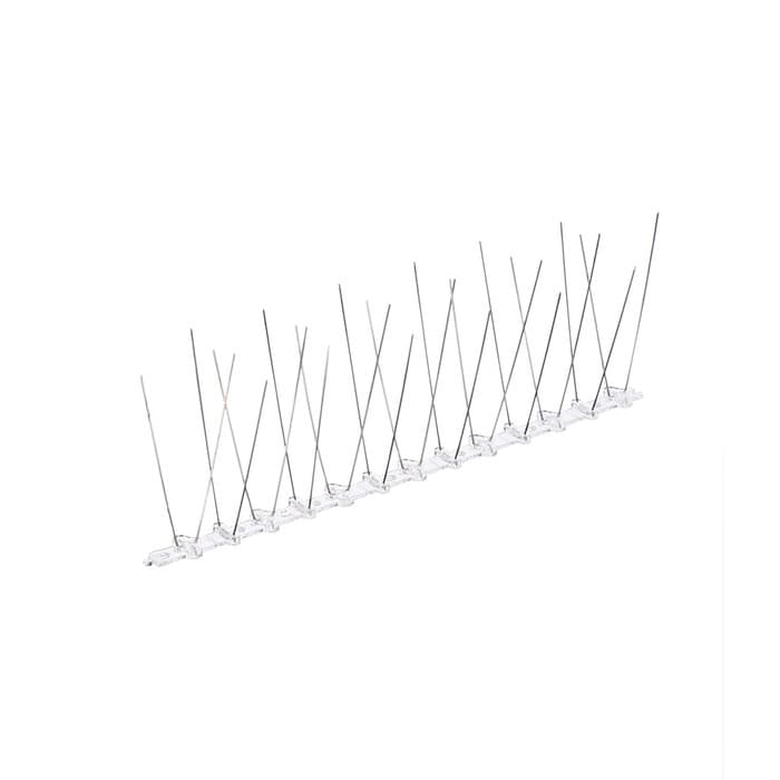 Отпугиватель для птиц, 25×10 см, шипы противоприсадные 20 шт., 2 ряда, Greengo