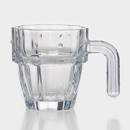 Набор для напитков Доляна «Аква», 5 предметов: кувшин 1.2 л, 2 кружки 285 мл, 2 стакана 285 мл, стекло, прозрачный