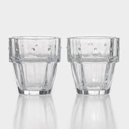 Набор для напитков Доляна «Аква», 5 предметов: кувшин 1.2 л, 2 кружки 285 мл, 2 стакана 285 мл, стекло, прозрачный