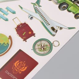 Фотоальбом на кольцах 25 листов Keep memories «Весь мир для тебя», с наклейками, 19×27×3 см