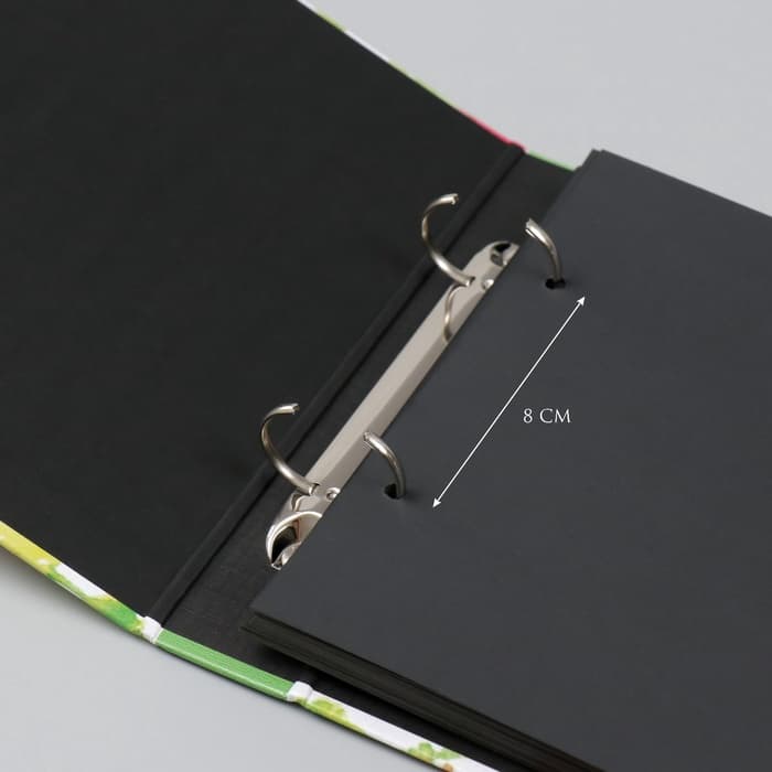 Фотоальбом на кольцах 25 листов Keep memories «Фрукты. Привет, лето!», с наклейками, 19×27×3 см