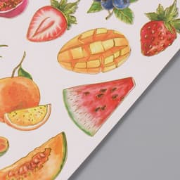 Фотоальбом на кольцах 25 листов Keep memories «Фрукты. Привет, лето!», с наклейками, 19×27×3 см