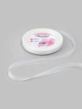 Лента парчовая, 10 мм, 23±1 м, голографическая