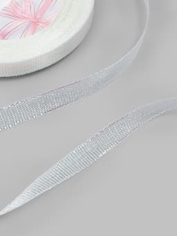 Лента парчовая, 10 мм, 23±1 м, голографическая